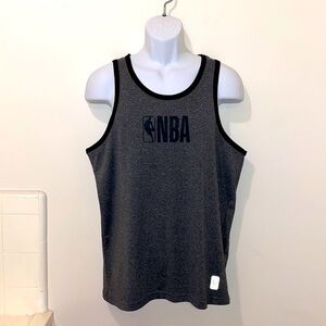 Unisex Official NBA Gray & Black Athletic Tank Top